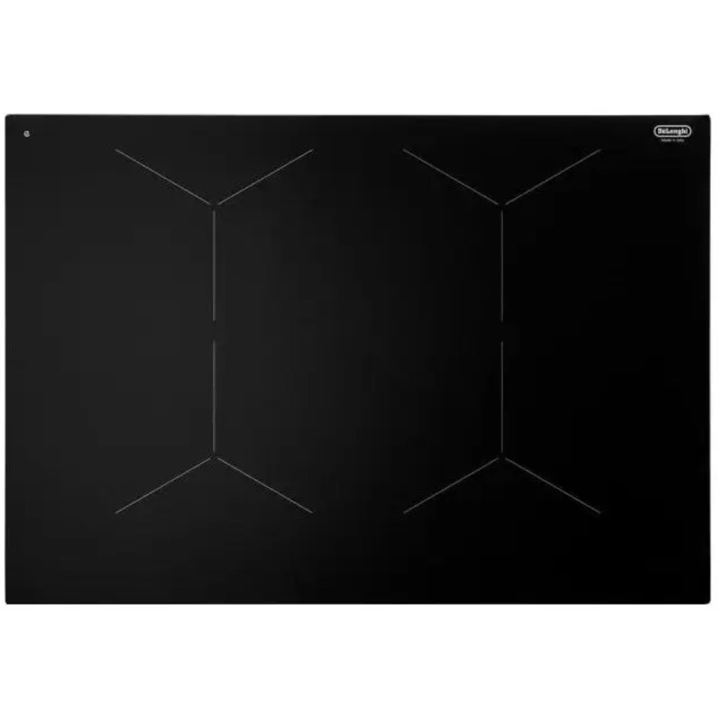 De’Longhi NSI 741 Piano Cottura a Induzione da incasso 75 cm 4 Zone di cottura Vetroceramica Nero